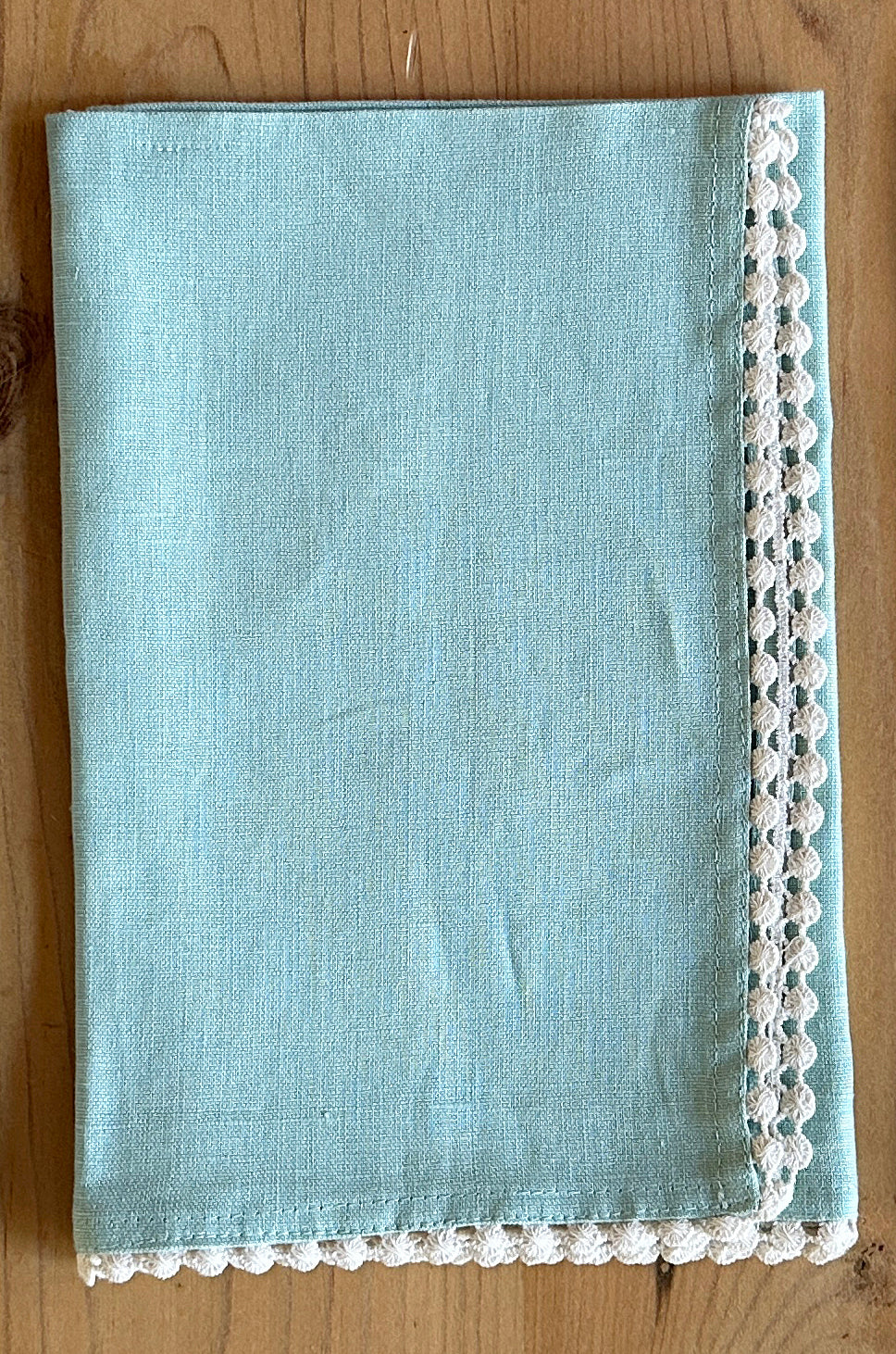LINEN NAPKIN ~ AQUA
