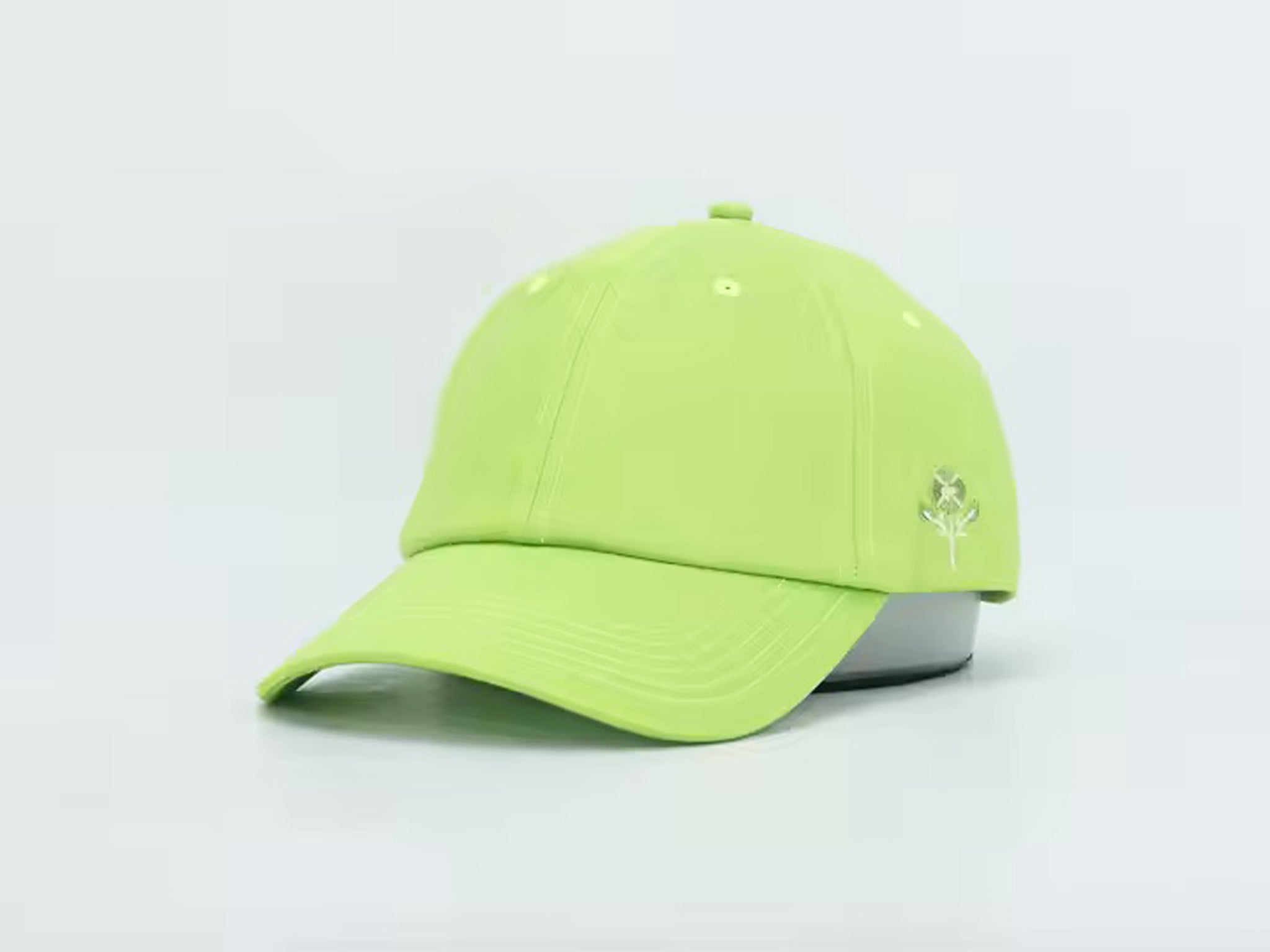 GREEN APPLE LINEN BLEND BASEBALL CAP BY JANE X HSH