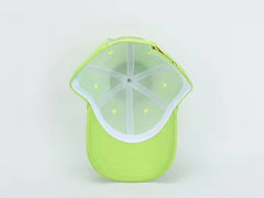 GREEN APPLE LINEN BLEND BASEBALL CAP BY JANE X HSH