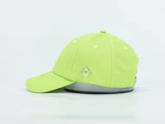 GREEN APPLE LINEN BLEND BASEBALL CAP BY JANE X HSH
