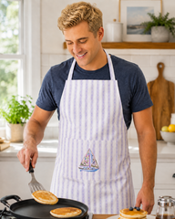 APRON ~ SAILBOAT LILAC