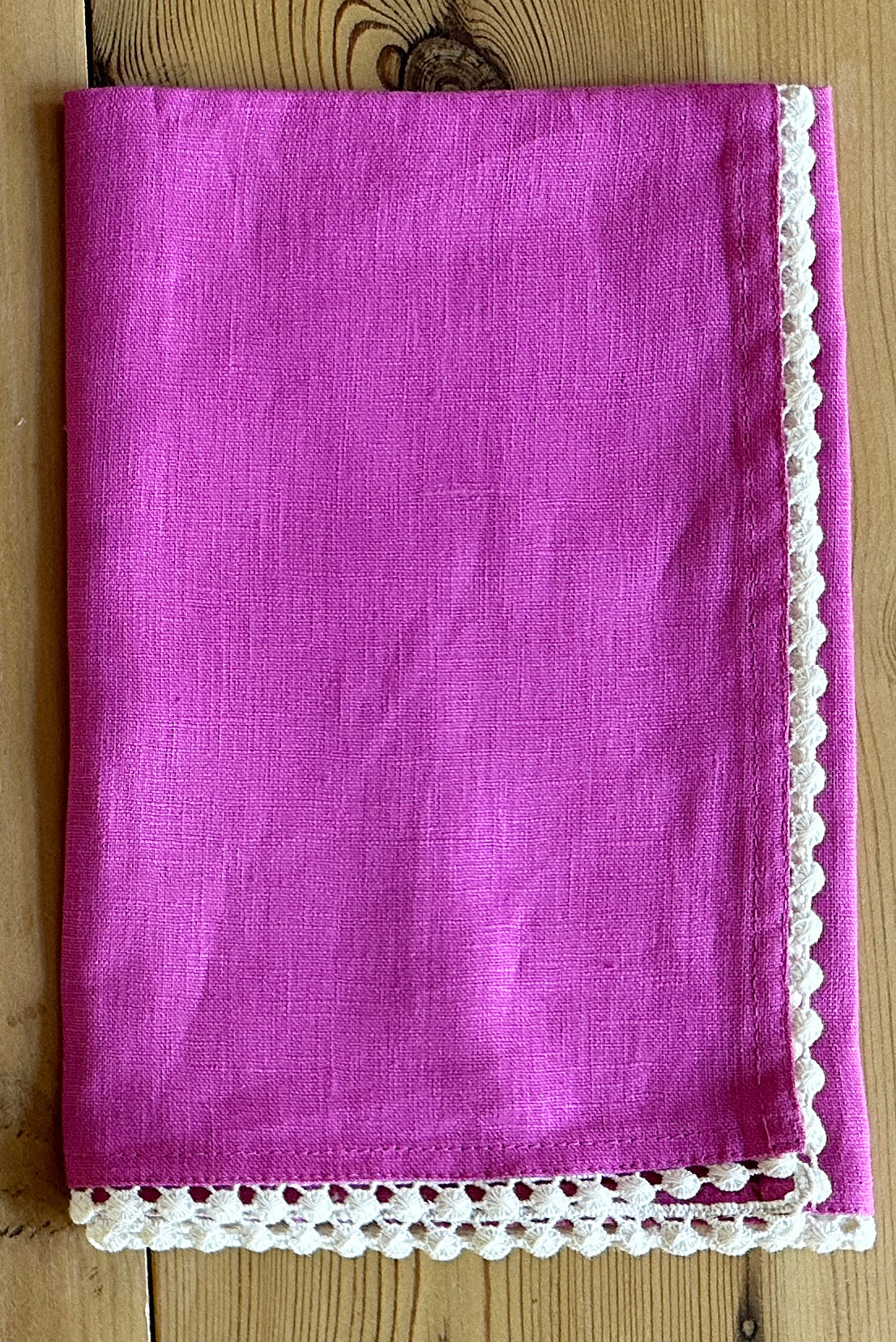 LINEN NAPKIN  ~ FUSHIA