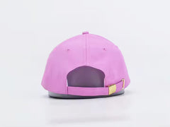HIBISCUS PINK LINEN BLEND BASEBALL CAP BY JANE FOR HSH