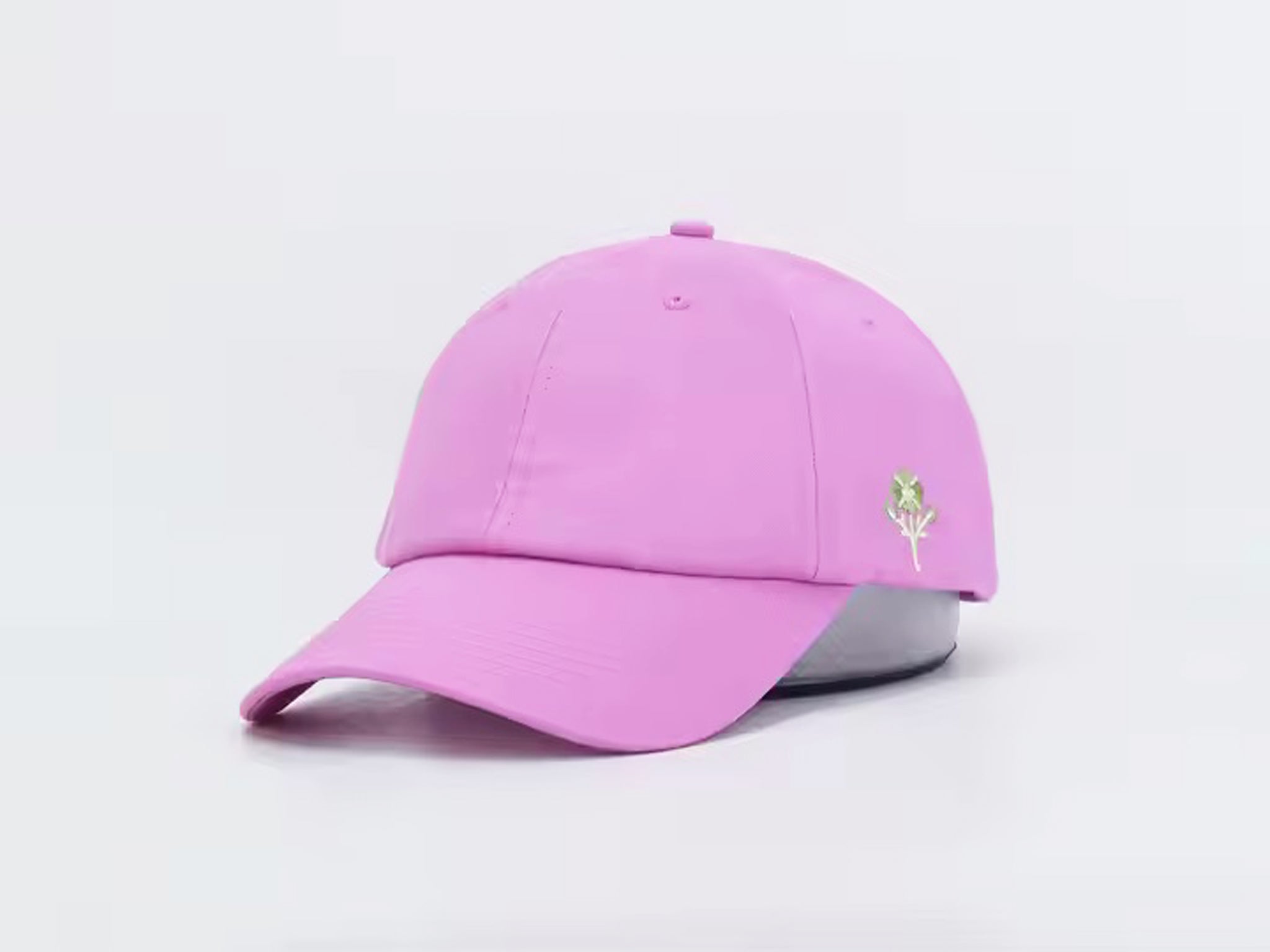HIBISCUS PINK LINEN BLEND BASEBALL CAP BY JANE FOR HSH