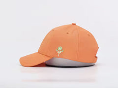MELON LINEN BLEND BASEBALL CAP BY JANE X HSH