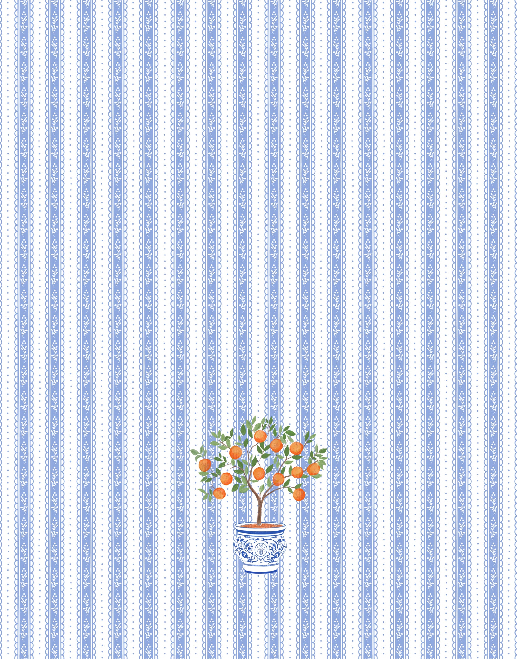 TEA TOWEL ~ TOPIARY OCEAN