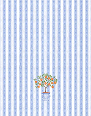 TEA TOWEL ~ TOPIARY OCEAN