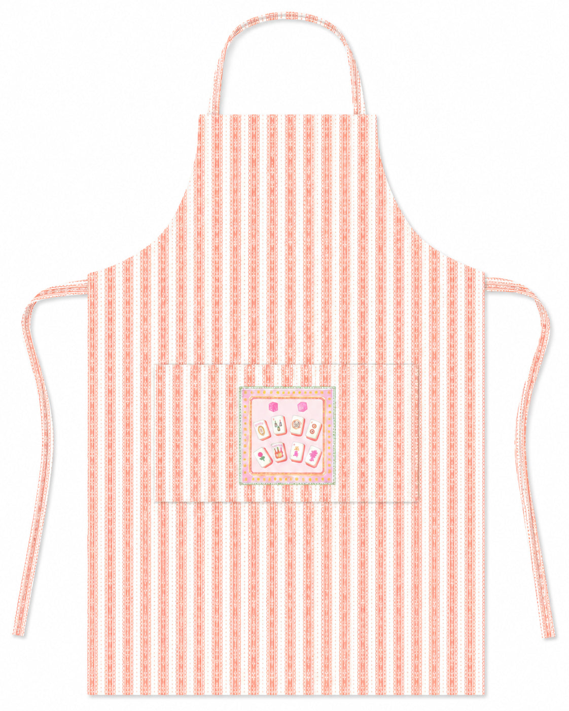 APRON ~ MAHJONG PAPAYA