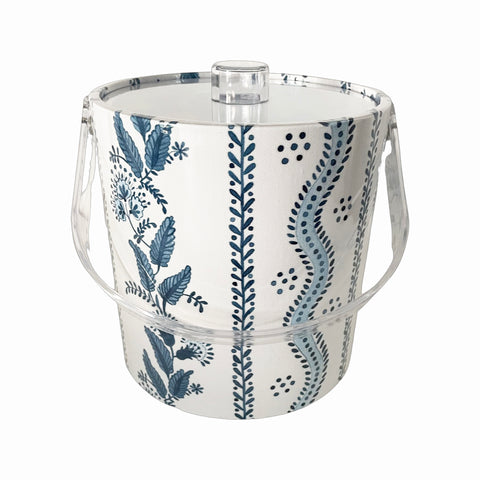 EMMA NAVY ICE BUCKET WITH ACRYLIC HANDLE