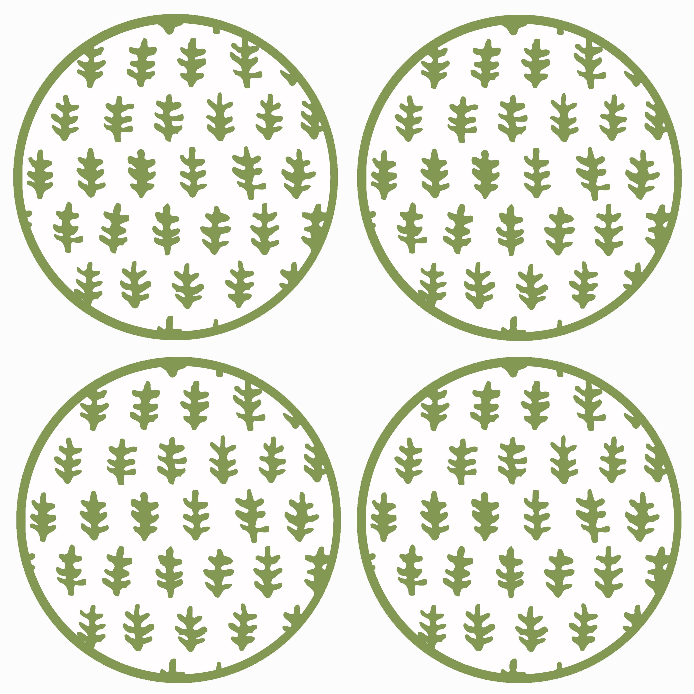 COASTER SET OF 4 ~ AGRA ~ 8 COLORS