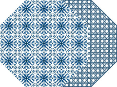 TWO SIDED OCTAGONAL PORTO PLACEMATS RETAIL